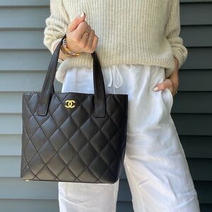 CHANEL wild stitch tote